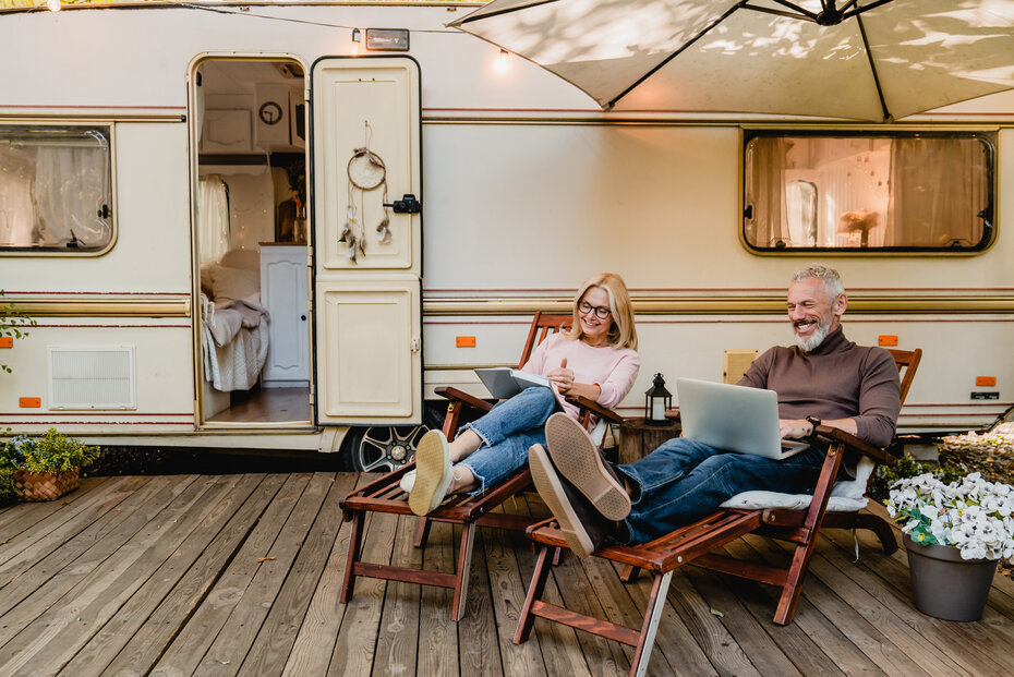 Camping nach einem vollständigen Verkauf der teilverkauften Immobilie